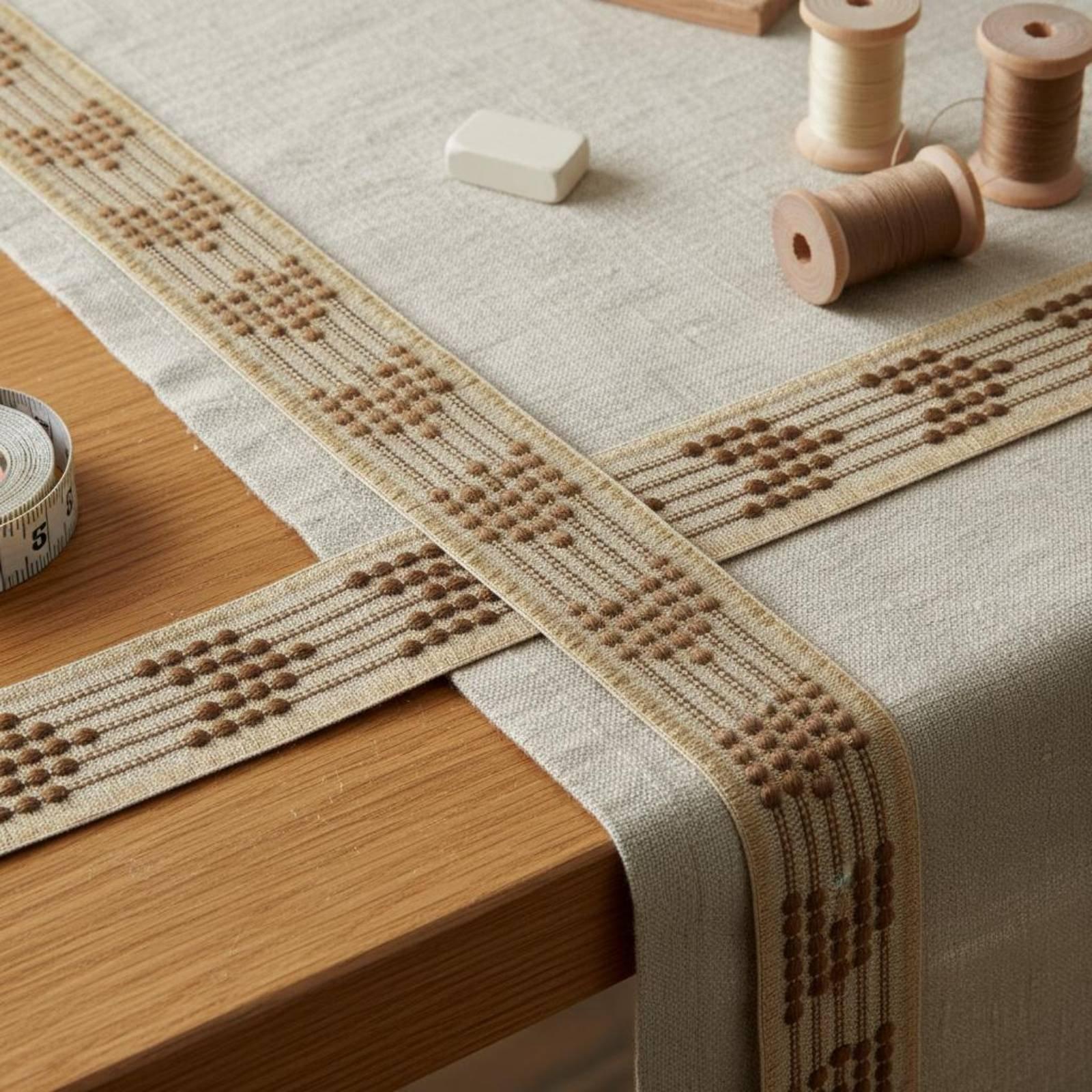 Home Textiles Luxury Curtains - Fringed Woven Curtain Trim Tape Decorative
