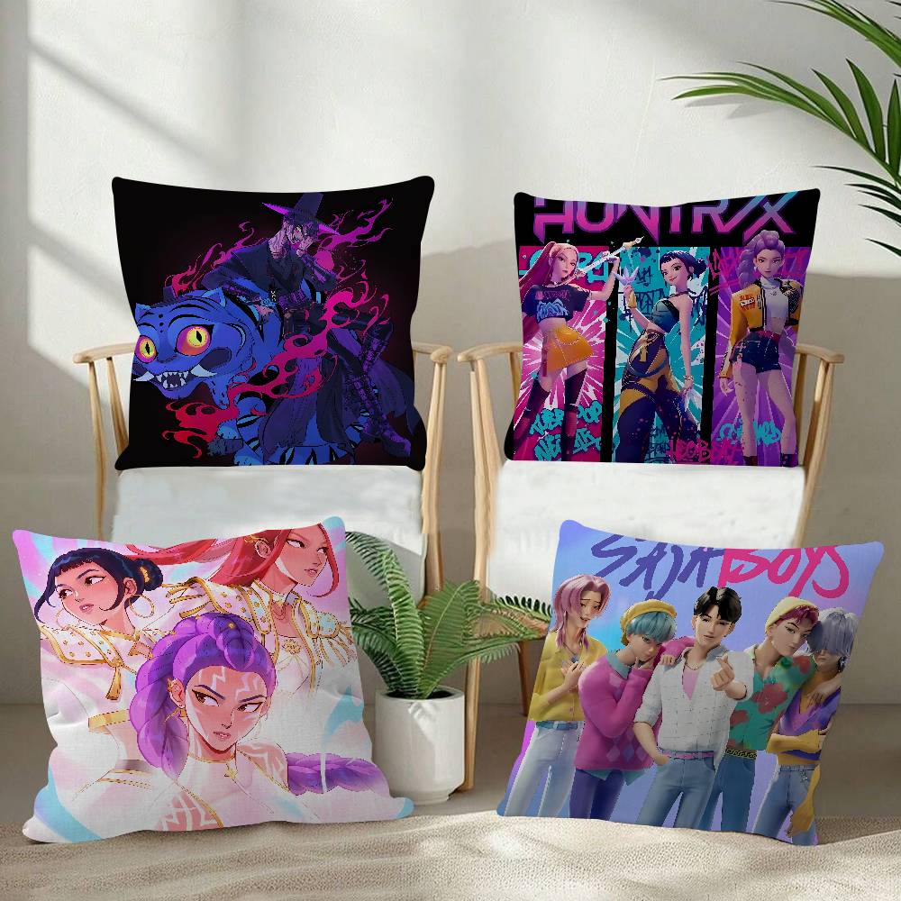 Home Textiles Throw - Cartoon Movie K-Pop Demon Kop-Hunters Pillow