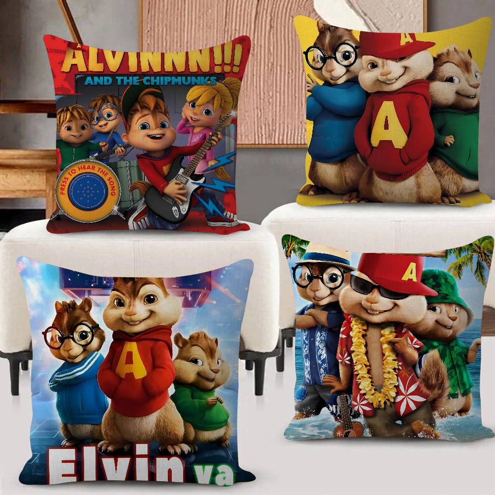 Home Textiles Throw - Anime Alvins And The Chipmunks Pillow