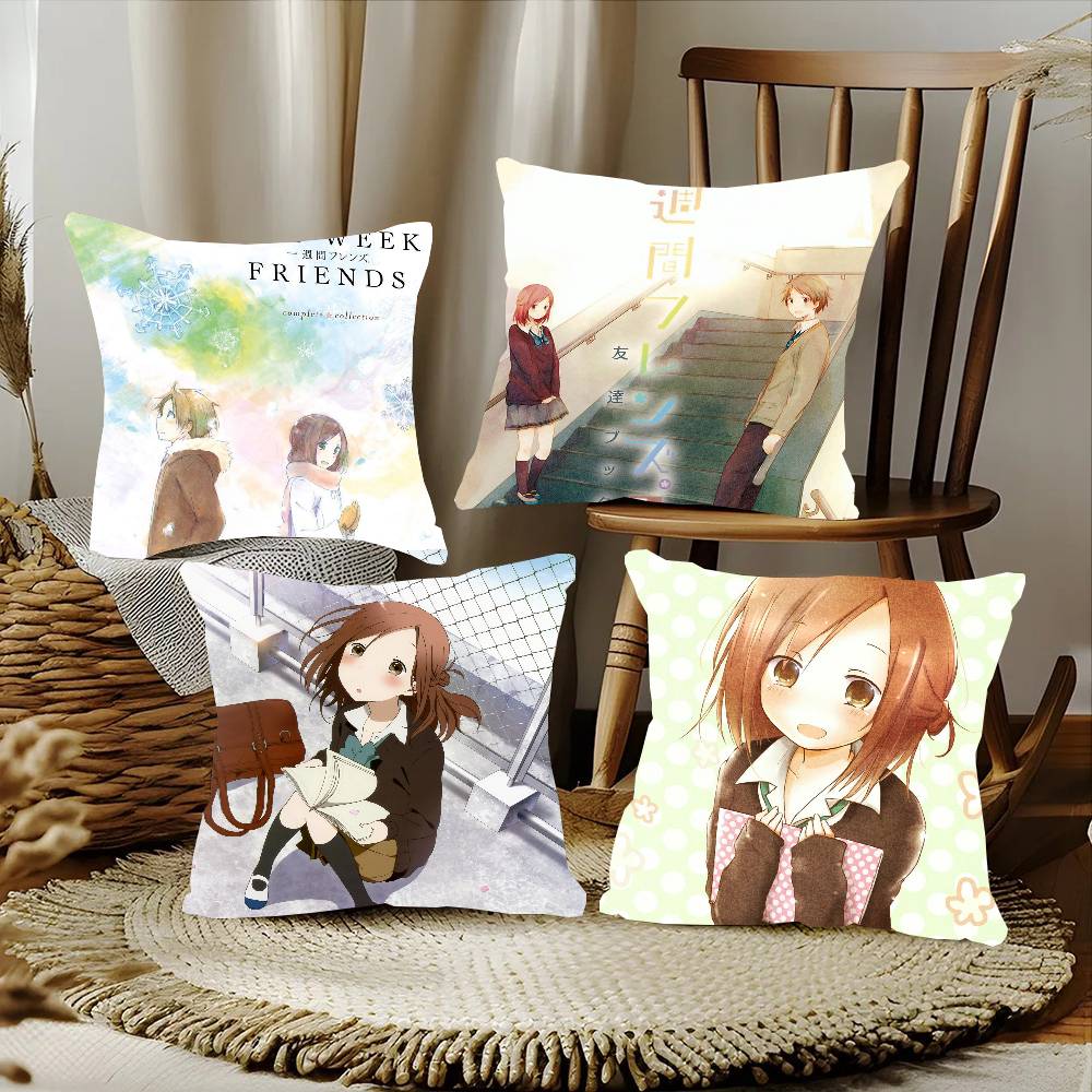 One Week Friends Anime Pillow  - Home Textiles Week review and price