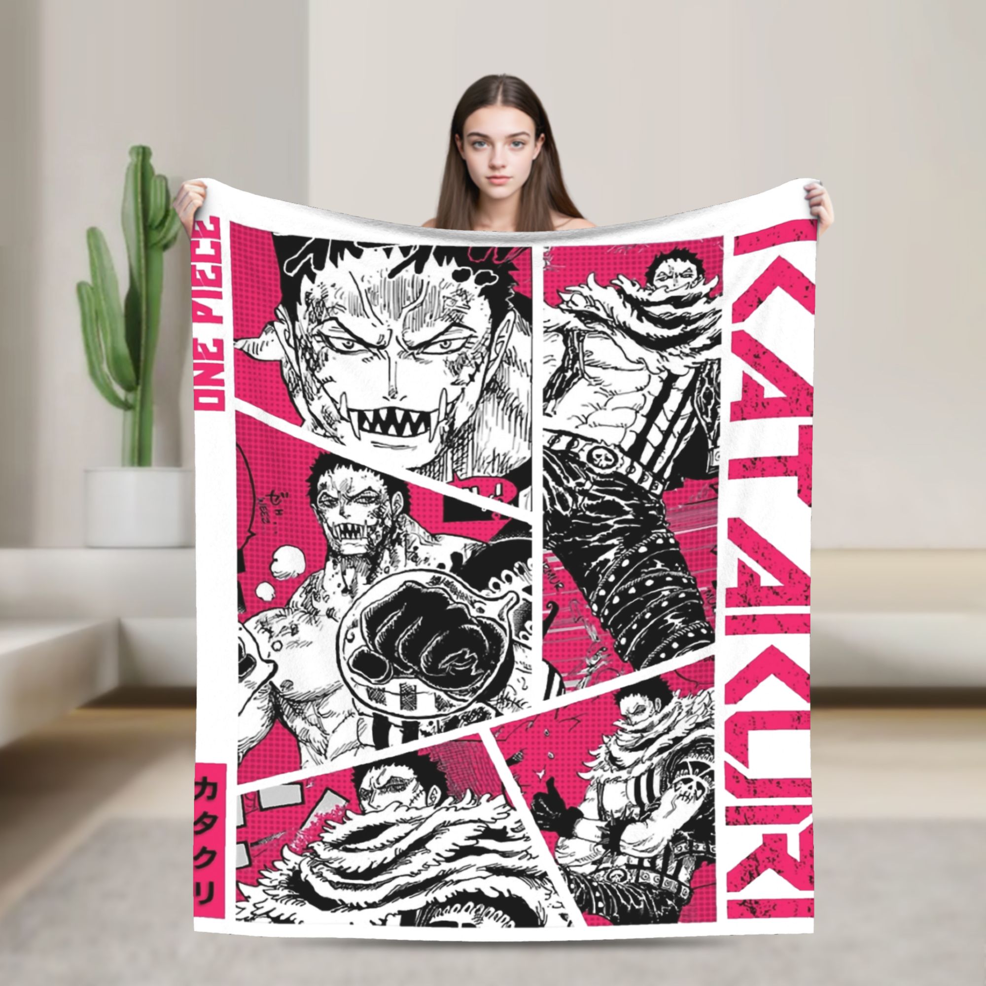 Katakuri Figure Flannel Blanke - Bed Sheet Microfiber review and price