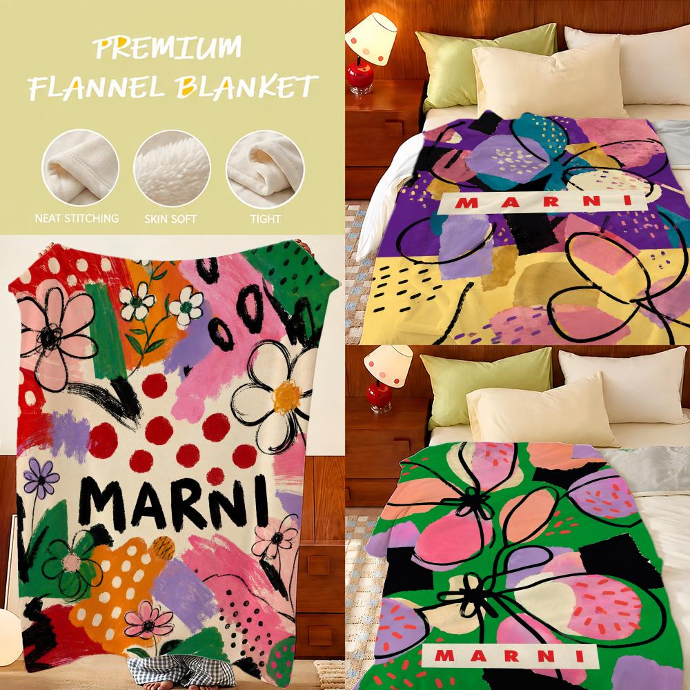 Brand MARNI Throw Plush Flanne - Home Textiles Throw review and price