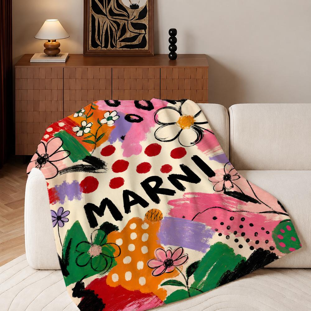 Brand MARNI Throw Plush Flanne - Home Textiles Throw review and price