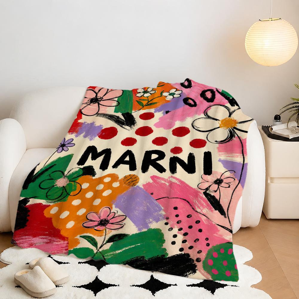 Brand MARNI Throw Plush Flanne - Home Textiles Throw review and price