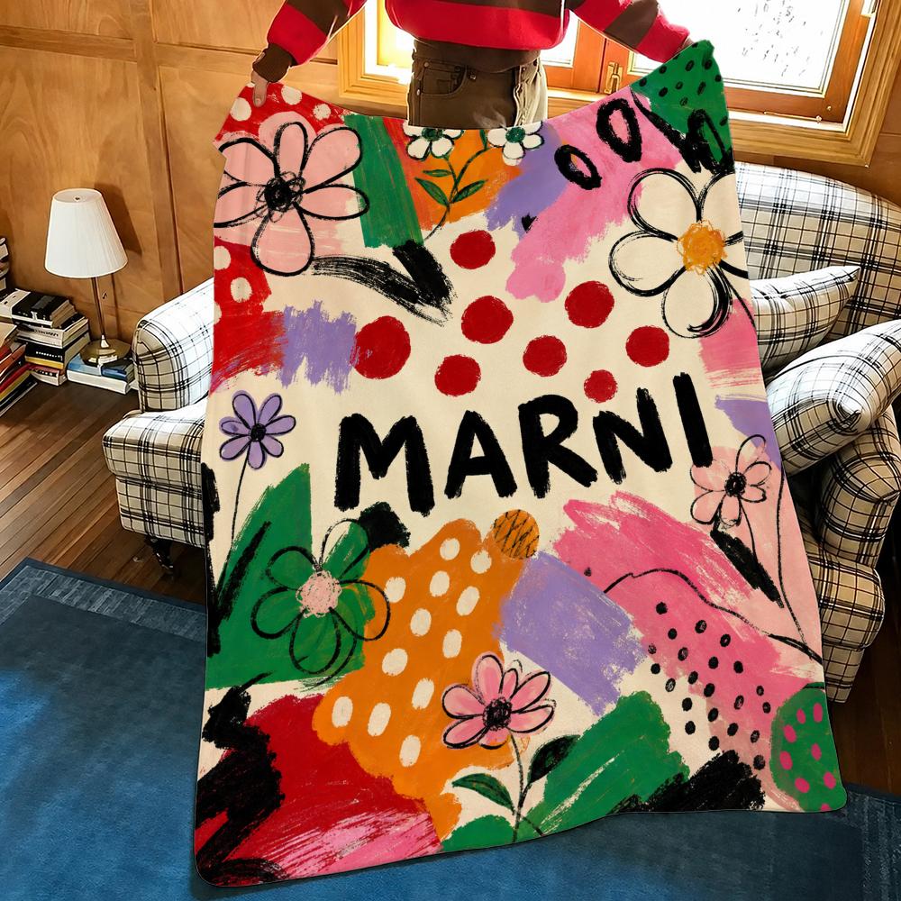 Brand MARNI Throw Plush Flanne - Home Textiles Throw review and price