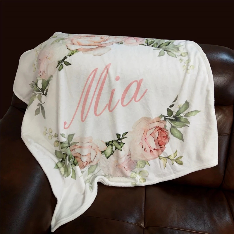 Name Personalized Baby Flannel - Bed Sheet Microfiber review and price