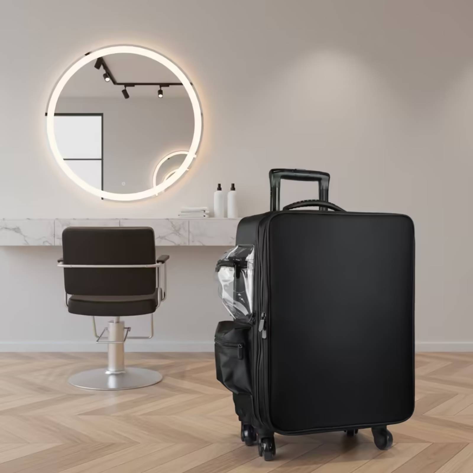 Makeup Case with Rotating Whee - P & C Home Textiles Usa review and price