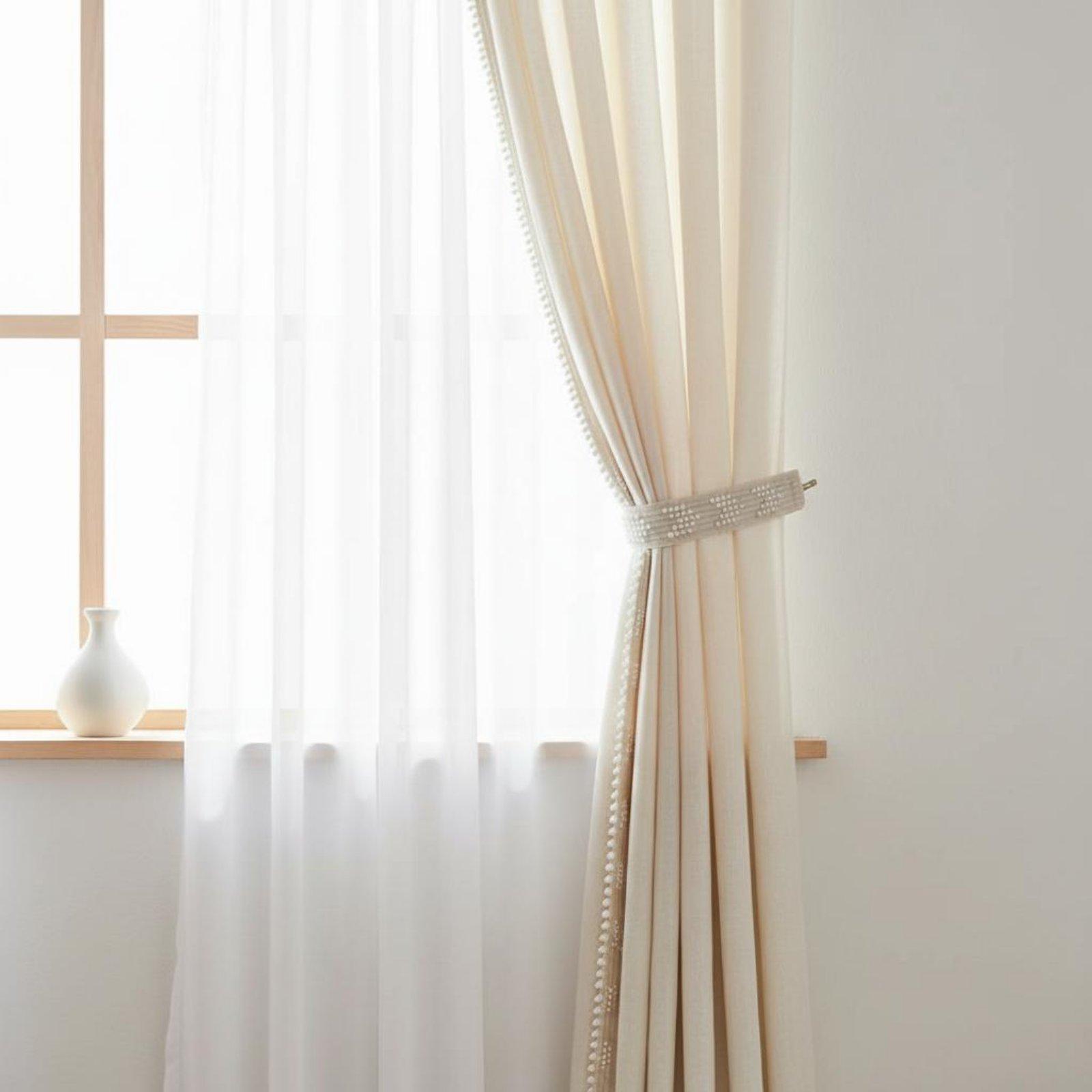 Fringed Woven Curtain Trim Tap - Home Textiles Luxury Curtains review and price