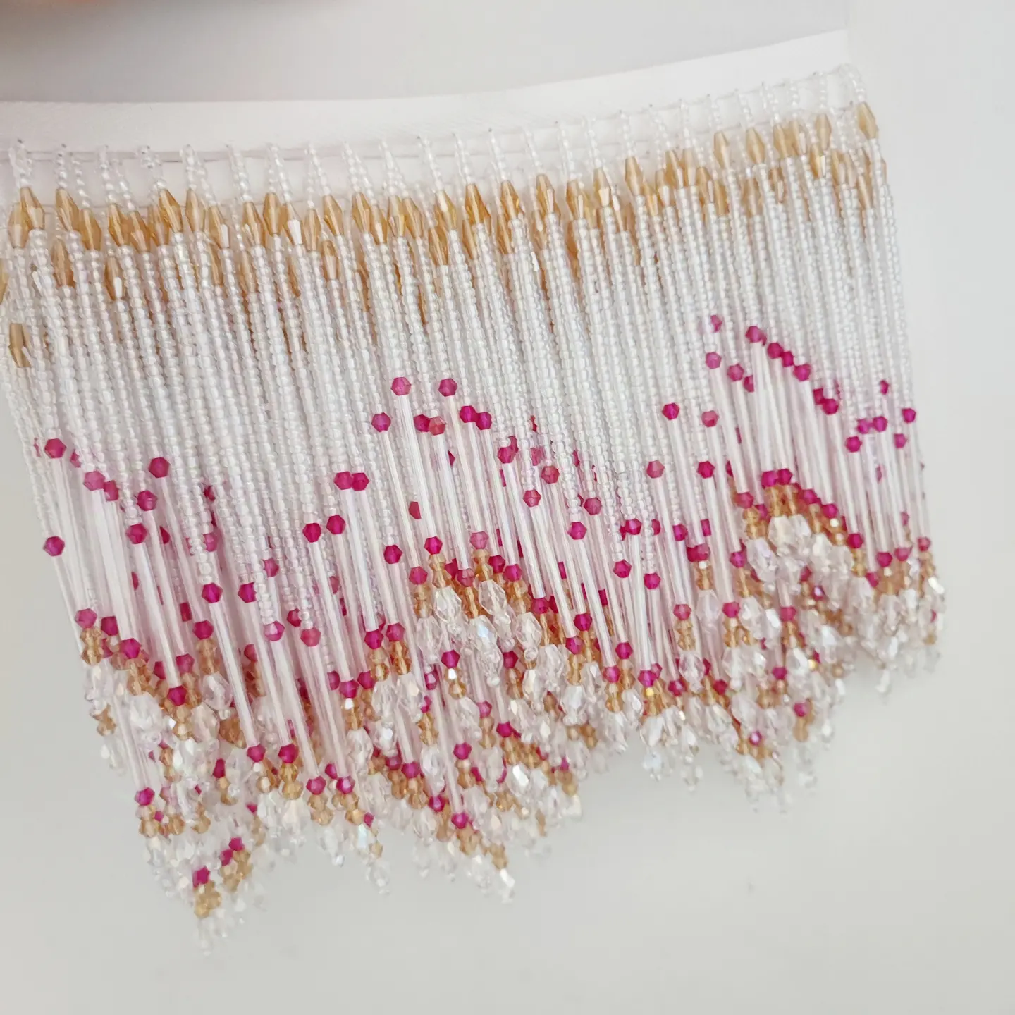 Handmade Beaded Fringe Trim, L - Home Textiles Luxury Curtains review and price