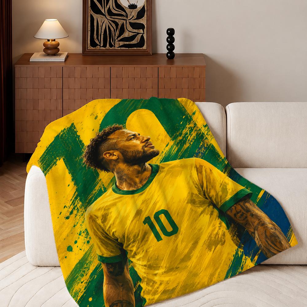 Athlete Neymar Throw Plush Fla - Home Textiles Throw review and price