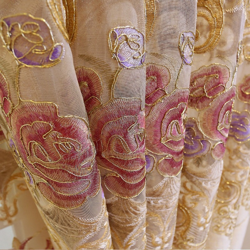 Curtain Textiles Beige Color H - Home Textiles Luxury Curtains review and price